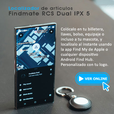 Localizador de artículos Findmate RCS Dual IPX 5