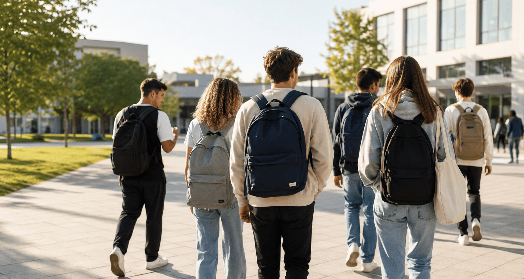 Vuelta al cole y al campus: mochilas y textil personalizado para centros educativos y asociaciones de estudiantes