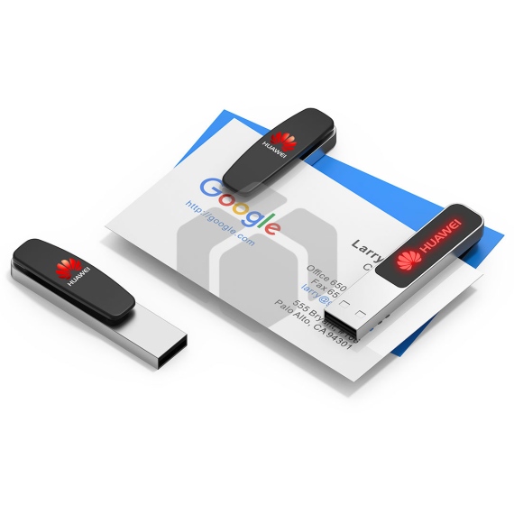 Mini USB con clip y luz LED