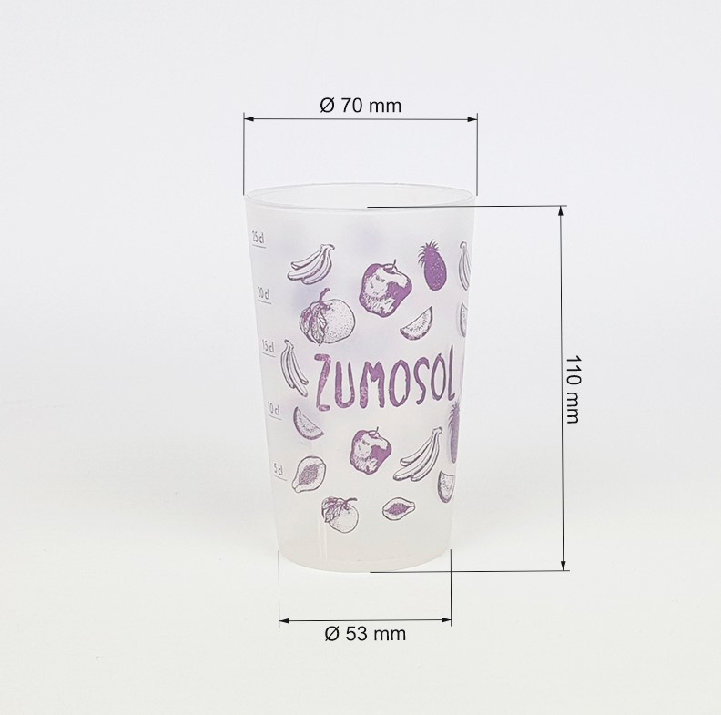Vaso PP de 275 ml