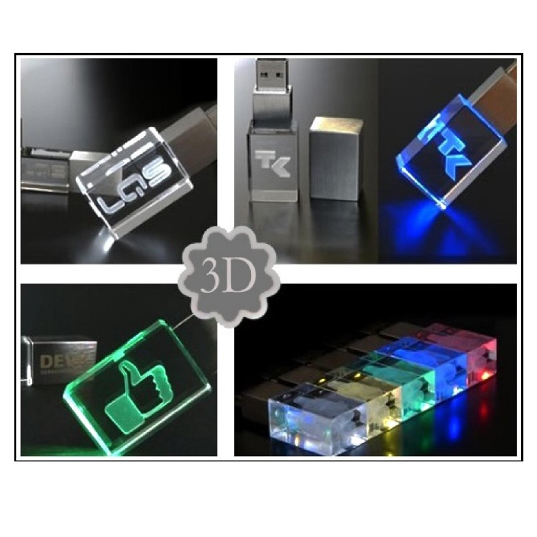 Memoria USB Cristal
