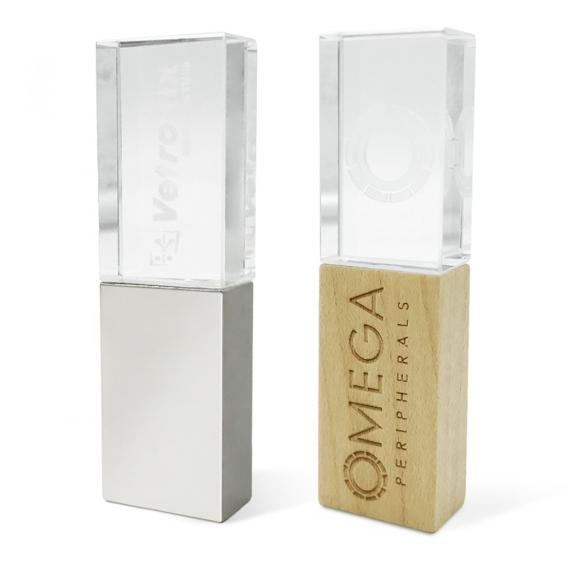 Memoria USB Cristal