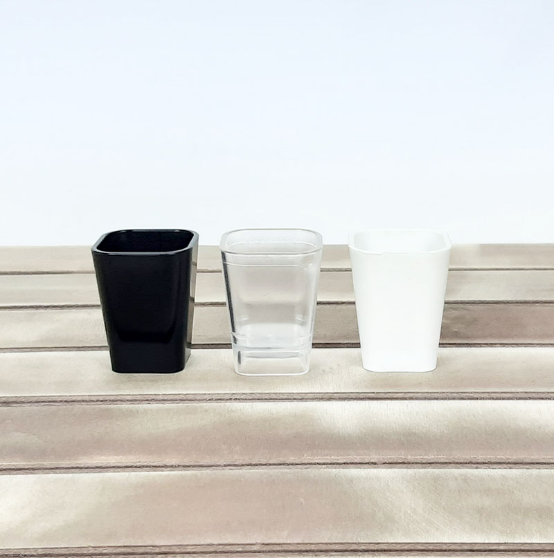 Vaso chupito cuadrado 30 ml
