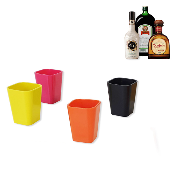 Vaso chupito cuadrado 30 ml