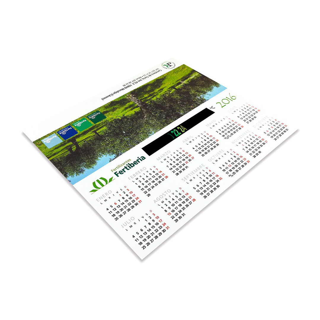 Calendario imantado
