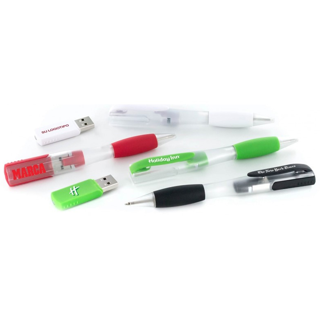 Bolígrafo USB de plástico