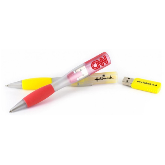 Bolígrafo USB de plástico