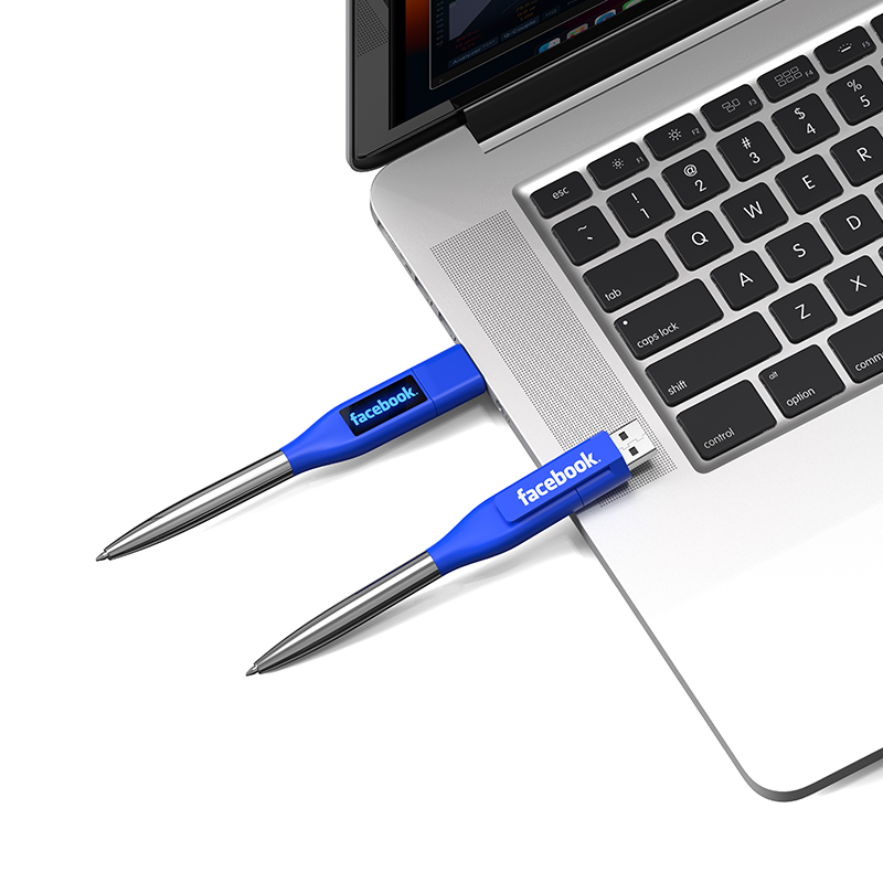 Bolígrafo USB con Luz Led