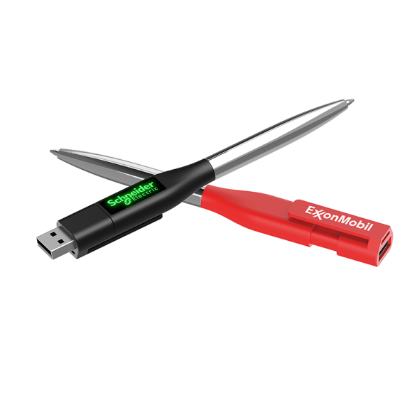 Bolígrafo USB con Luz Led