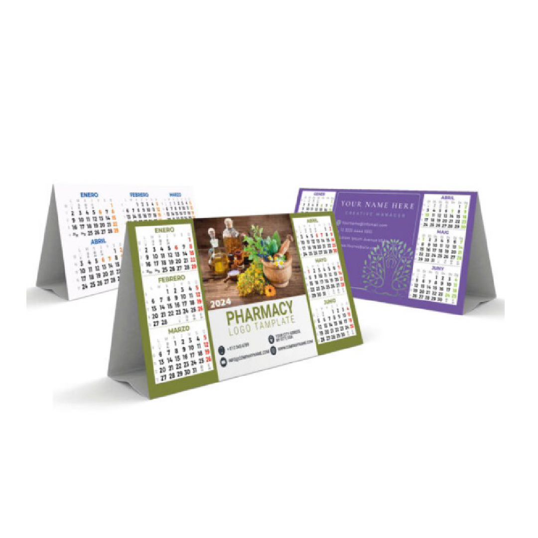 Calendario personalizado de sobremesa 