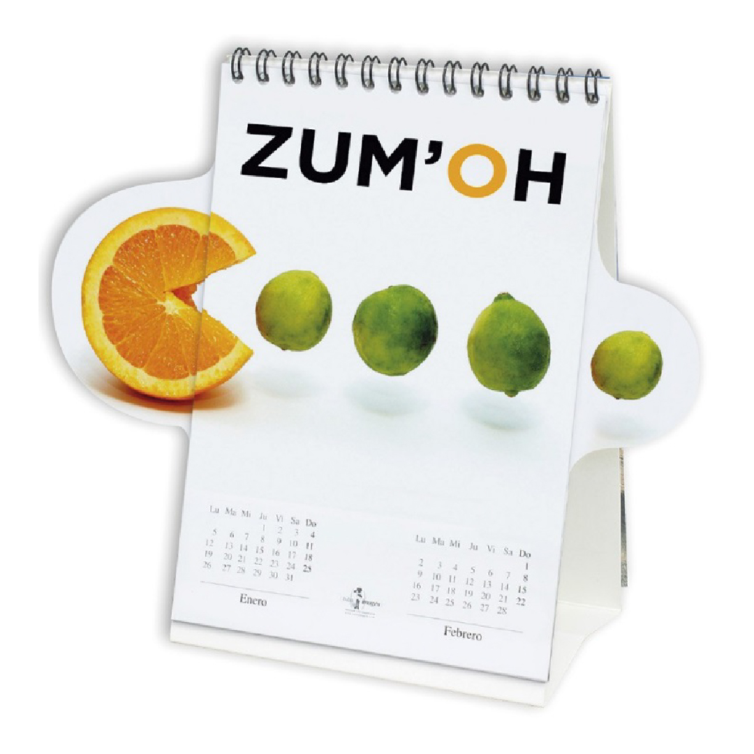 Calendario personalizado de sobremesa 