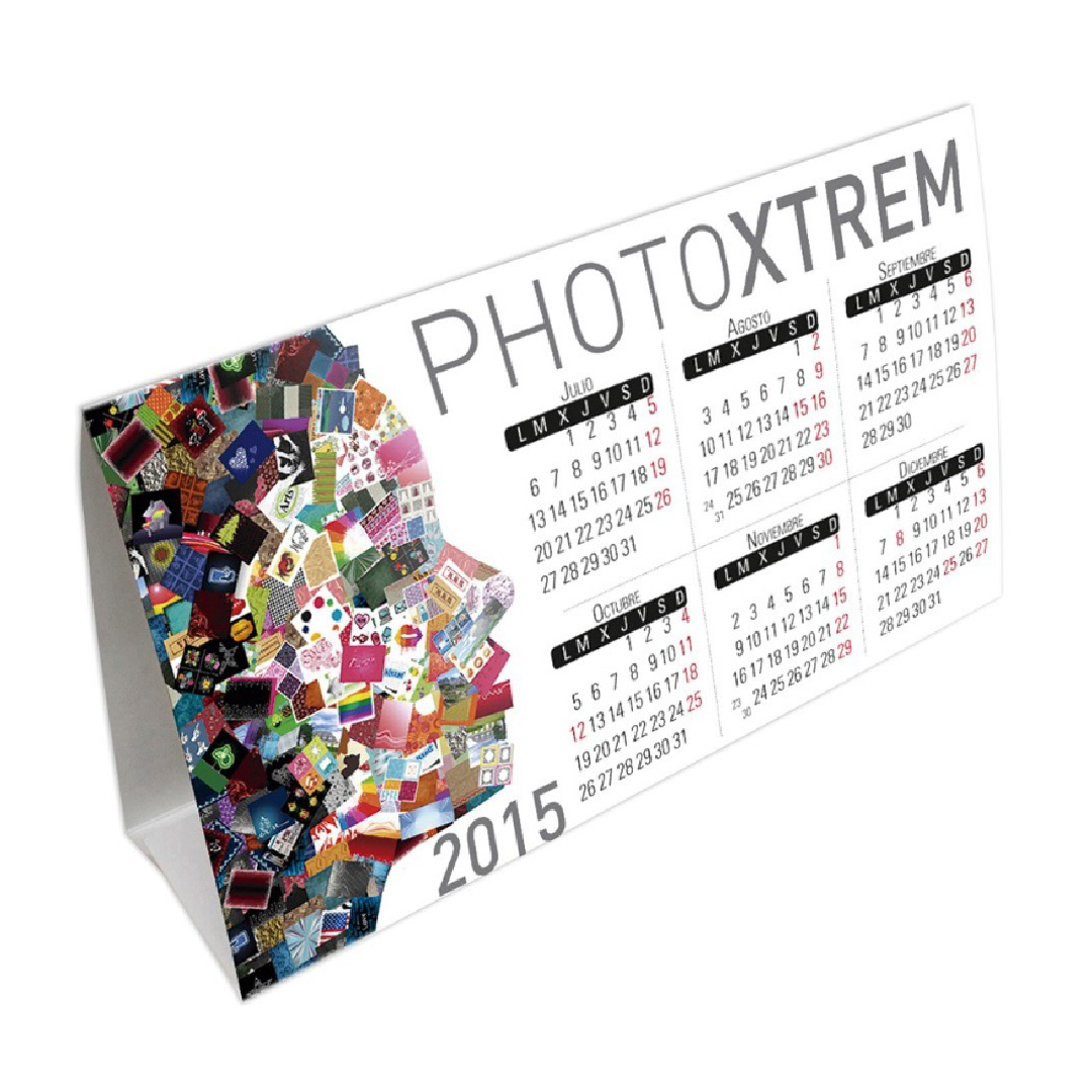 Calendario personalizado de sobremesa 