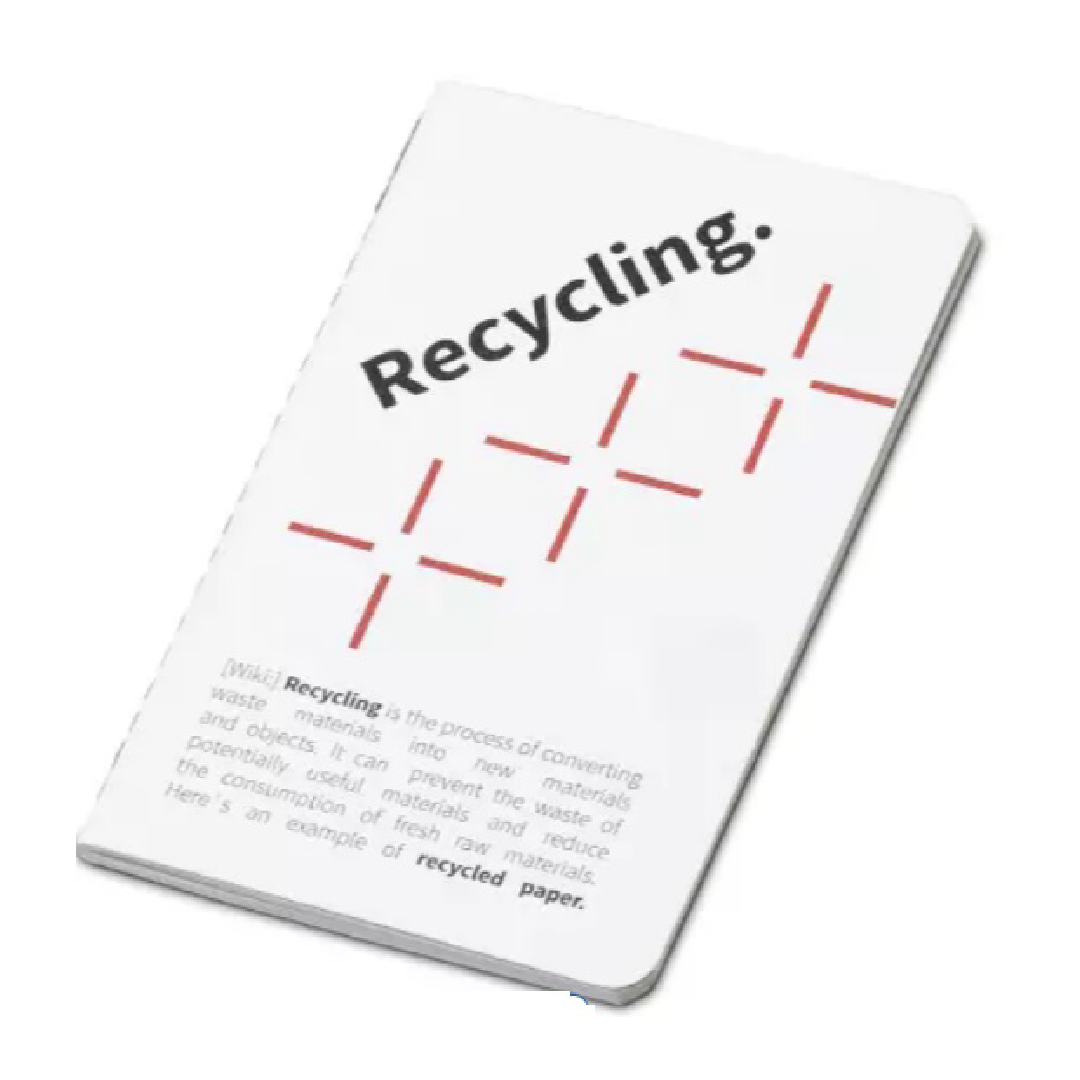 Cuaderno personalizado cosido