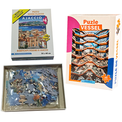 Puzle de cartón en caja 