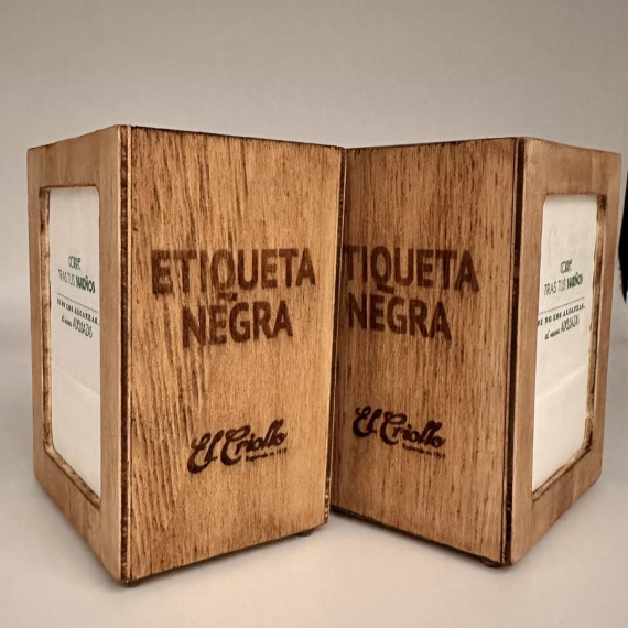Servilletero Cubo en madera