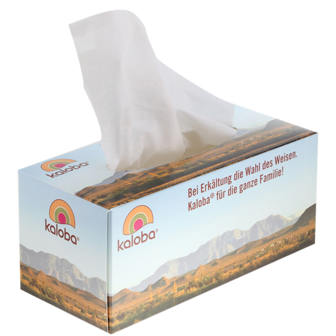 Caja de pañuelos rectangular