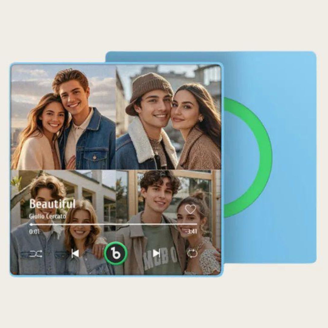 Invitación Imán para nevera con sonido