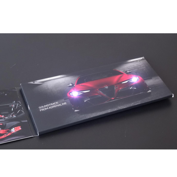 Carpeta de invitación con audio y retroiluminación LED