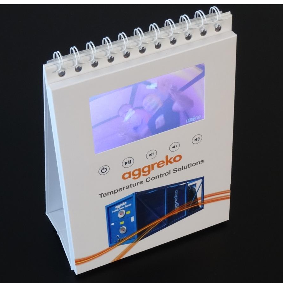 Calendar with LCD stand