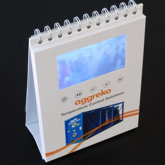 Calendario con soporte LCD
