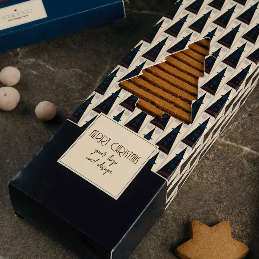 Promotional caramel and spice cookies