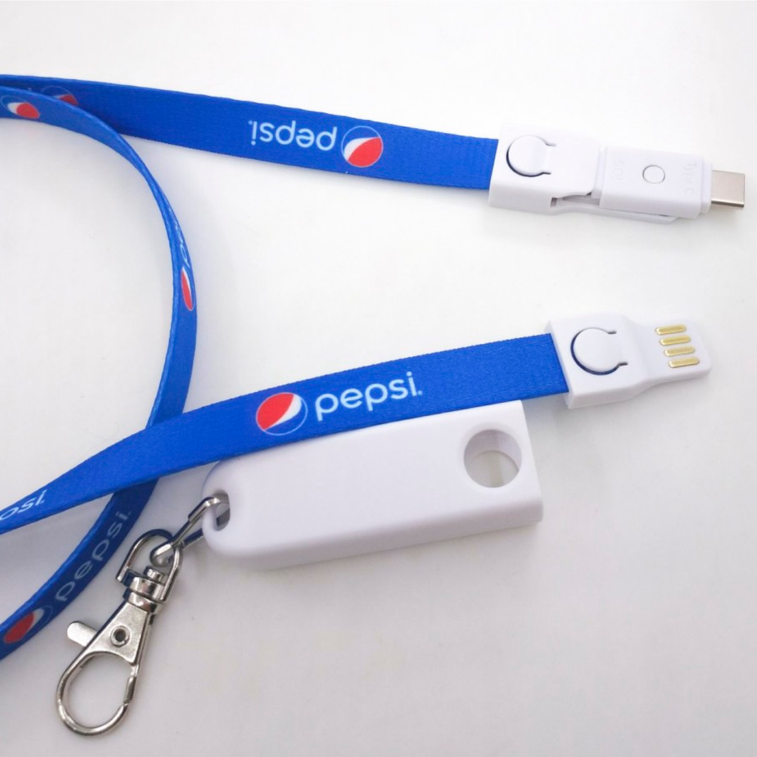 Lanyard Cable Cargador 3 En 1