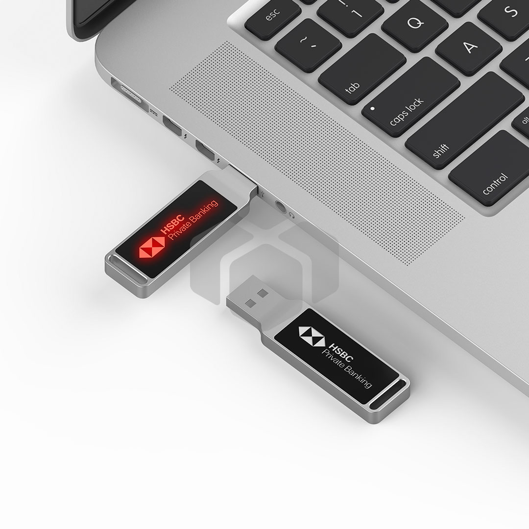 Memoria USB LED con tu logo en grande