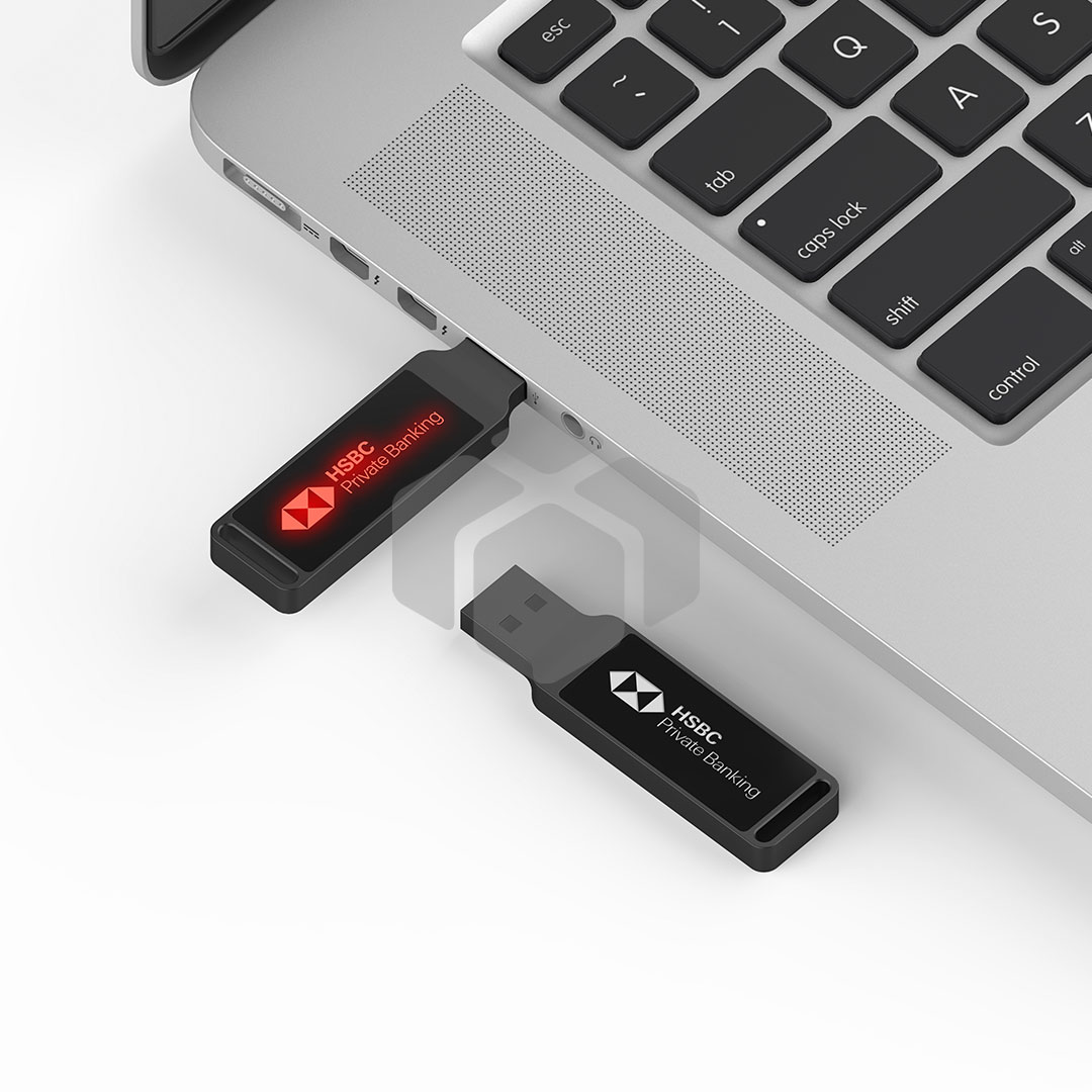 Memoria USB LED con tu logo en grande