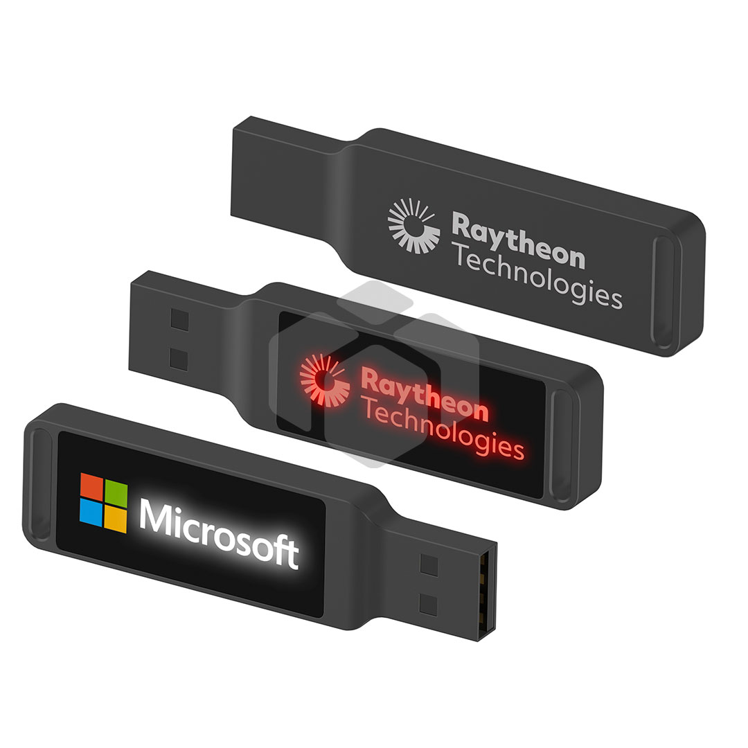 Memoria USB LED con tu logo en grande