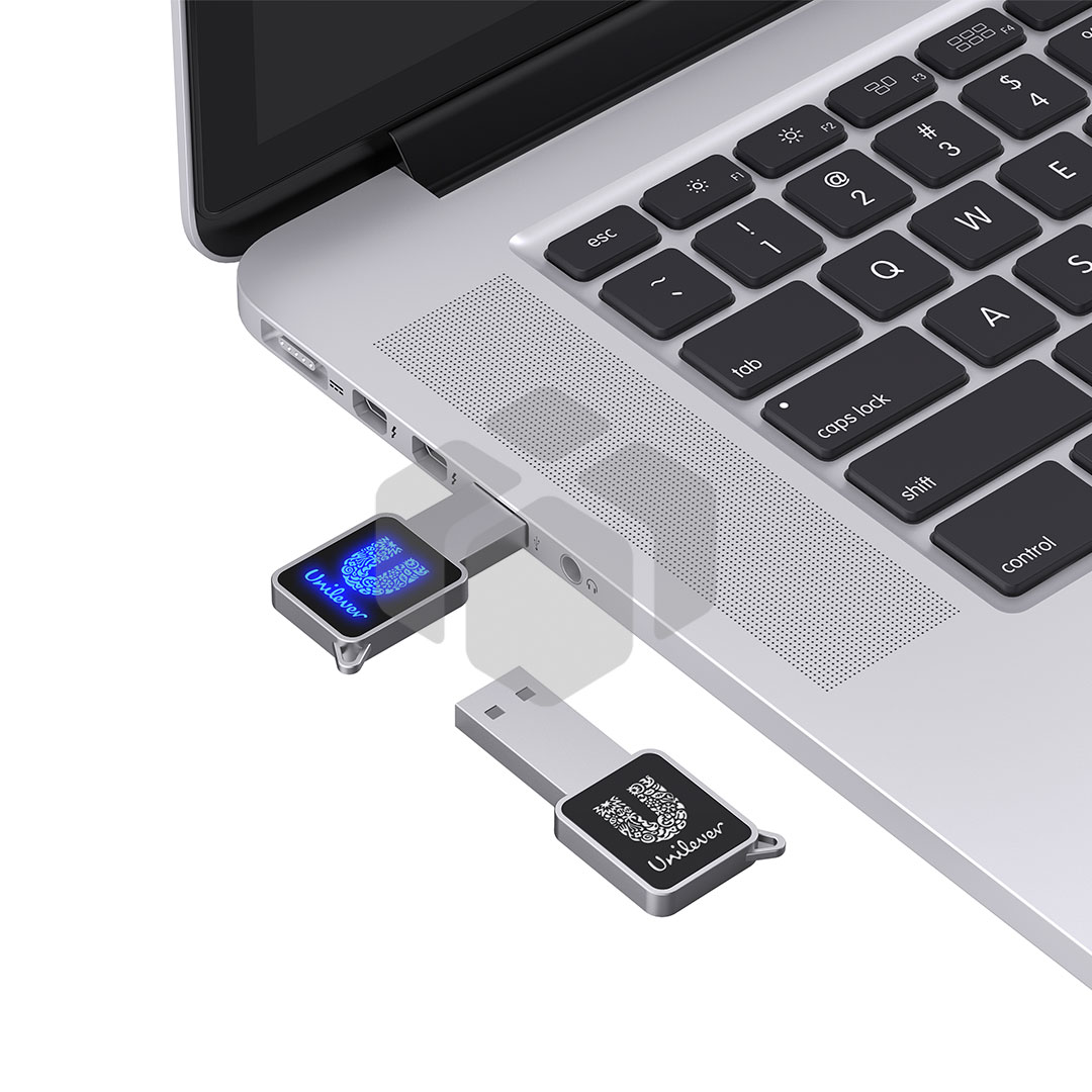 Mini memoria USB en forma de llave con LED