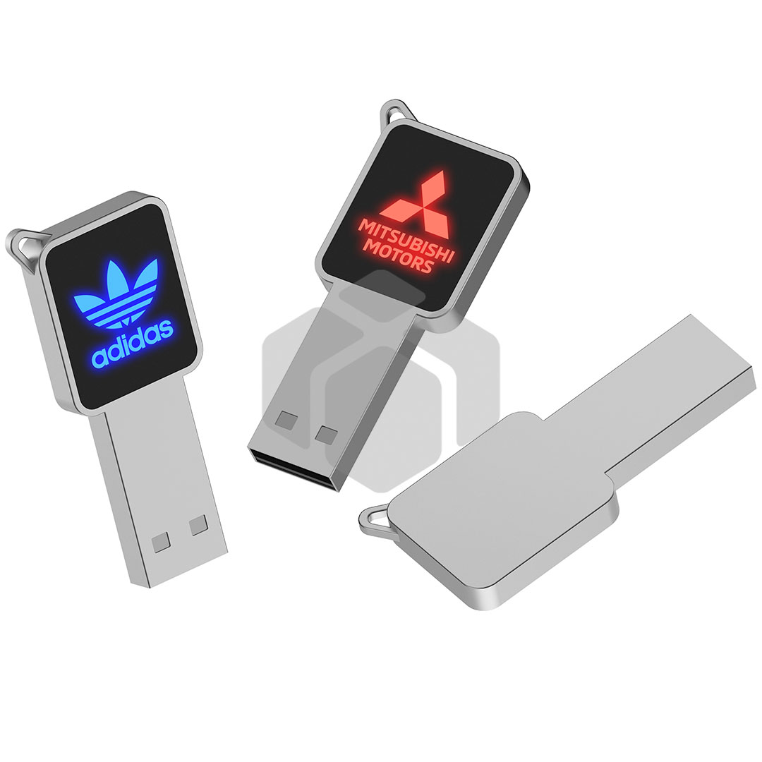 Mini memoria USB en forma de llave con LED