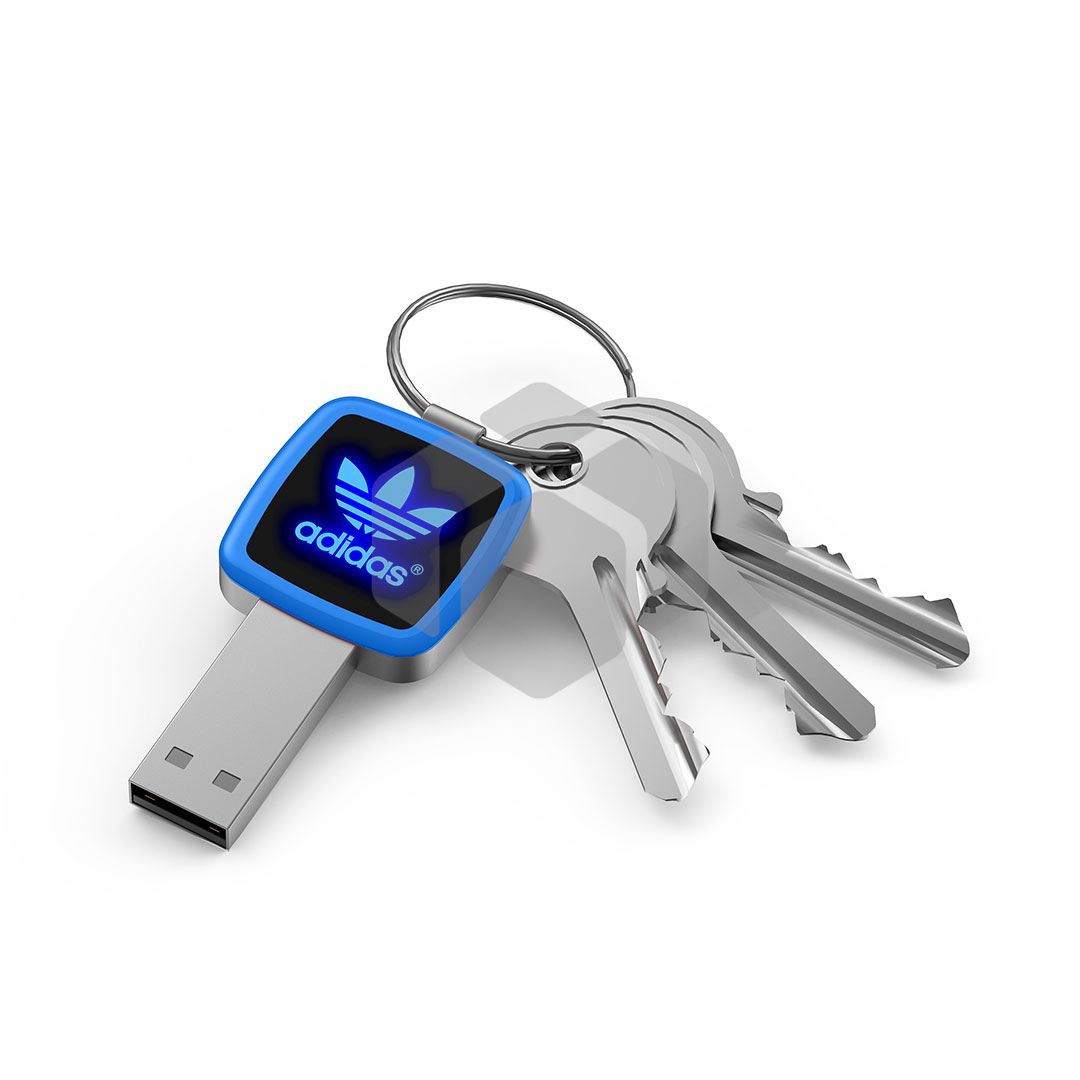 Memoria USB con Llavero y LED