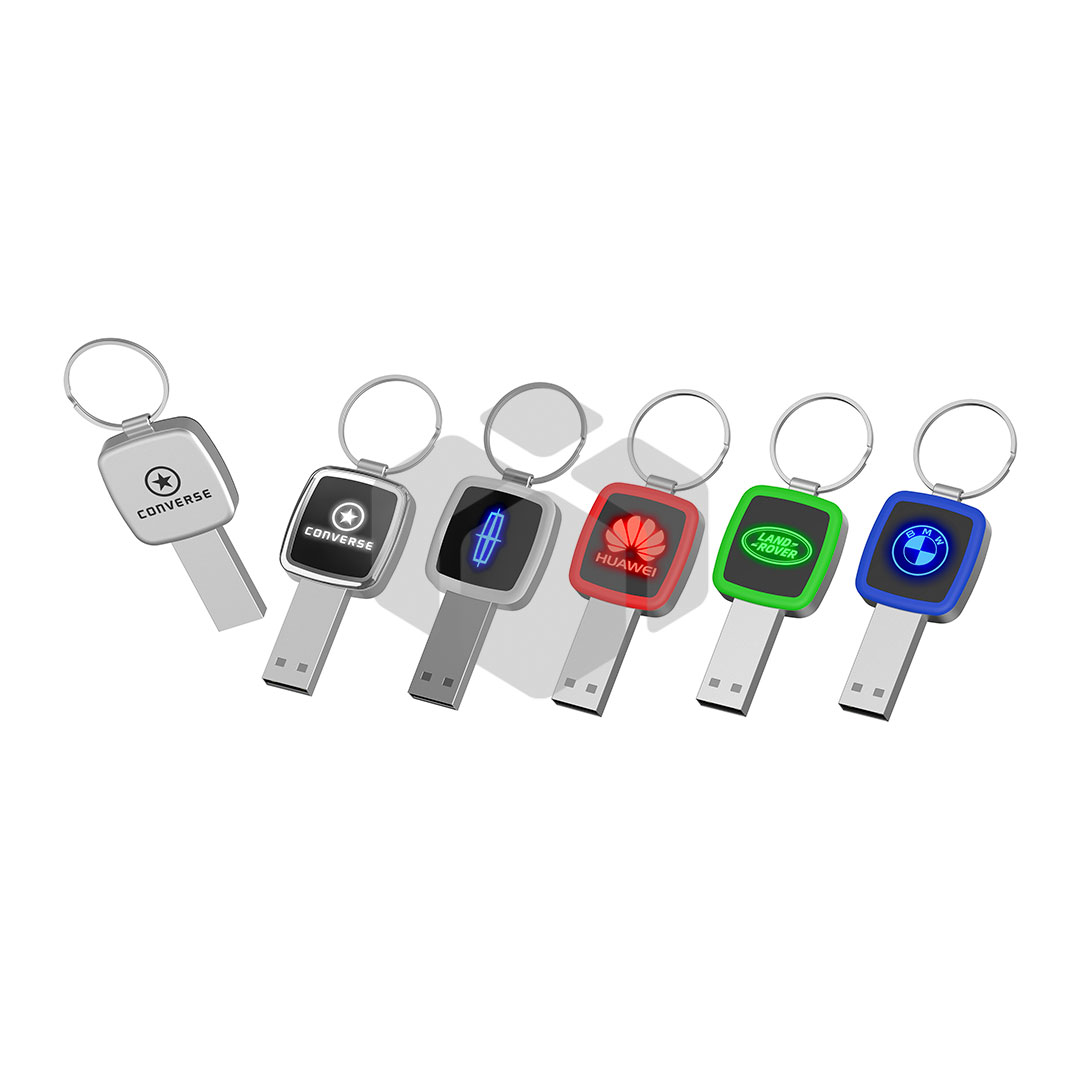 Memoria USB con Llavero y LED