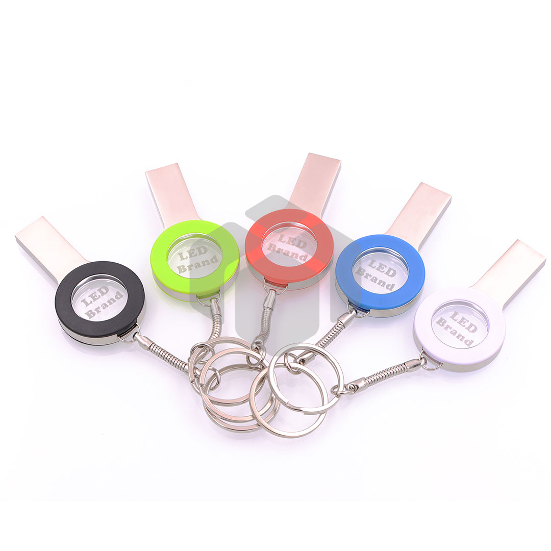 USB personalizado con LED acrílico