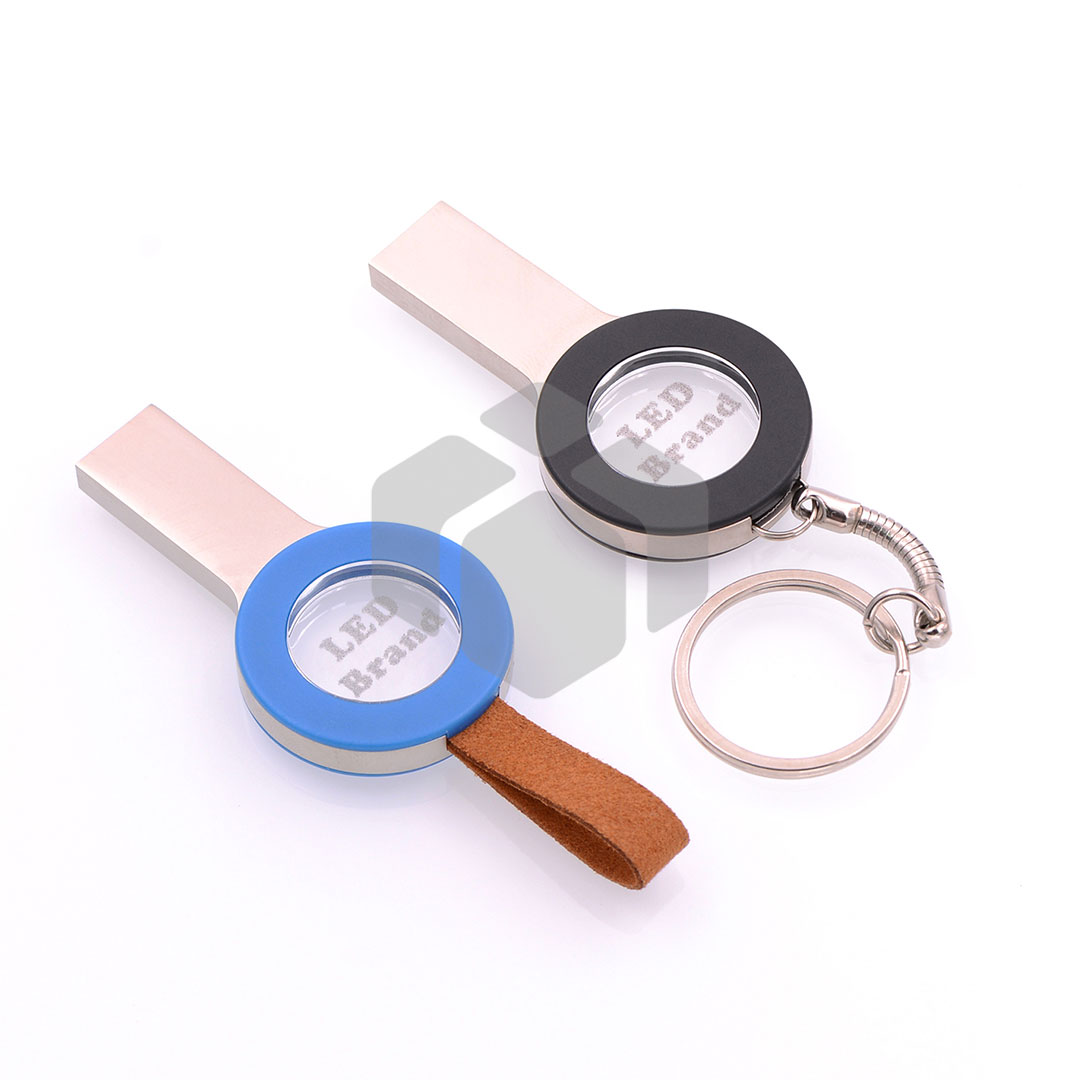 USB personalizado con LED acrílico