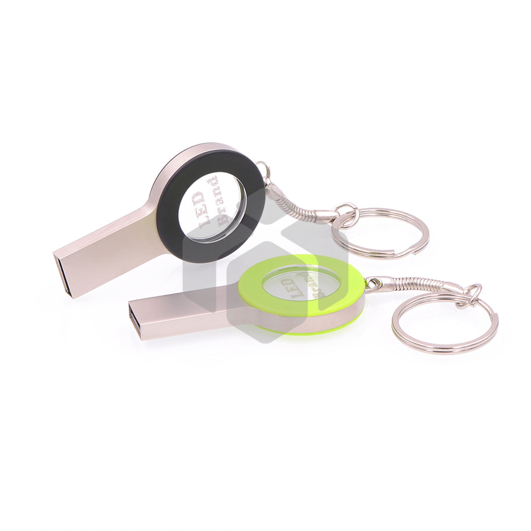 USB personalizado con LED acrílico